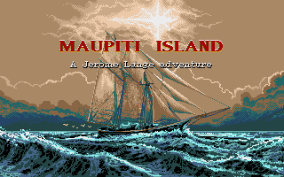 Maupiti Island title screen for Atari ST